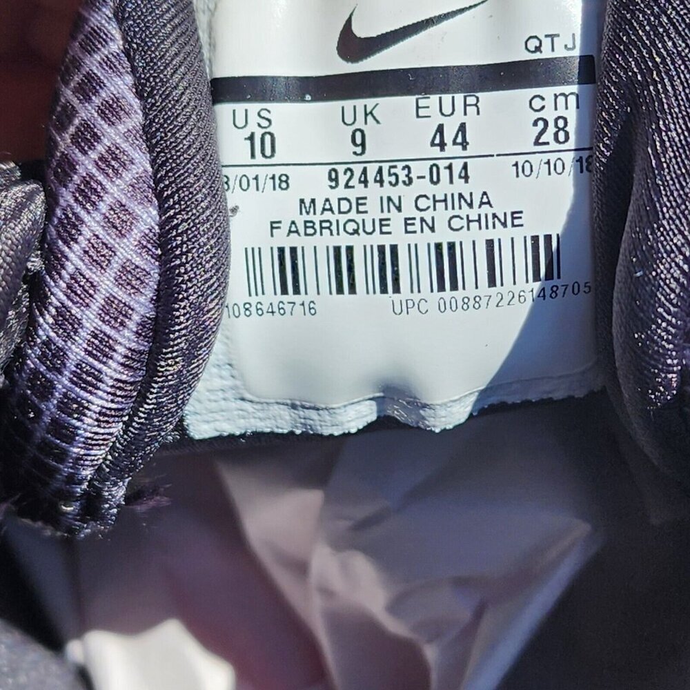 Nike Air VaporMax Plus Megatron Eggplant Purple Ombre Black 924453-014 Men's‎ 10 - Picture 15 of 15
